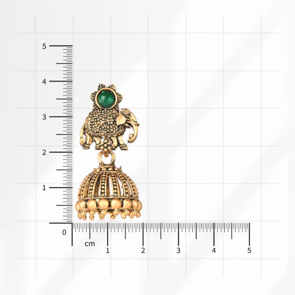 Antique Elephant Dome Jhumka for Women