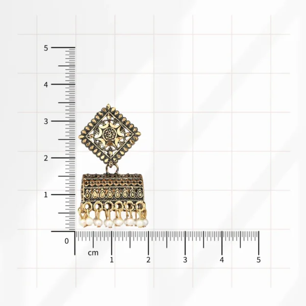 Antique Pearl Barrel Jhumka for Women