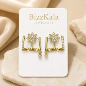 Crystal Star Geometric Earrings for Women