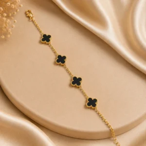 Black Clover Bracelet for Women