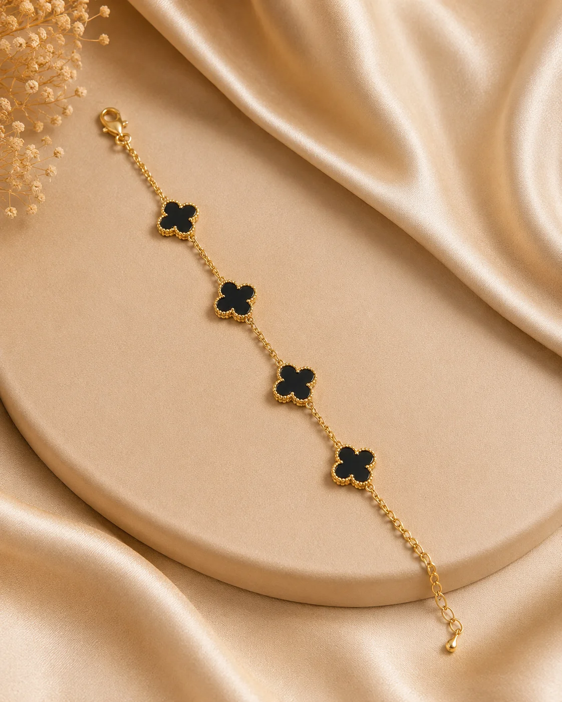 Black Clover Bracelet for Women - Image 1