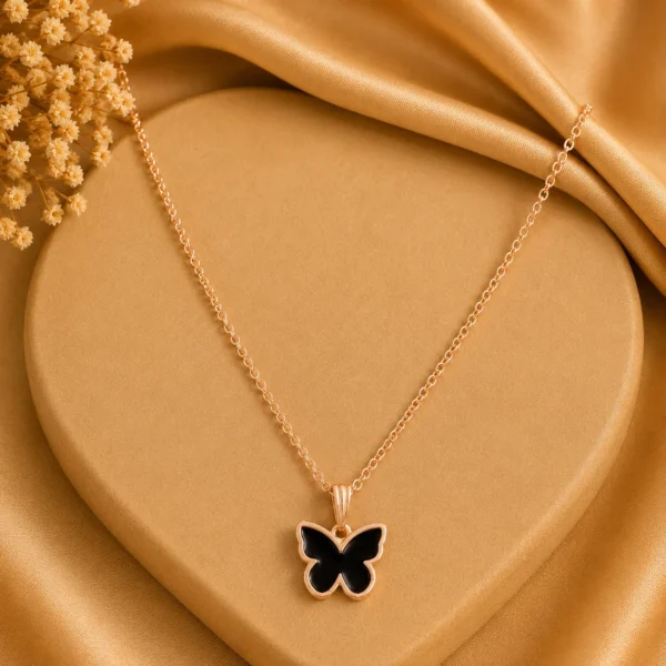Butterfly Pendant Necklace for Women