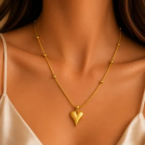 Heart Pendant Necklace for Women - Image 2